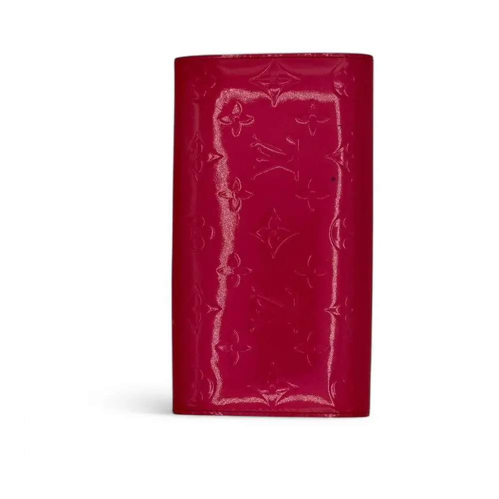 Louis Vuitton Monogram Vernis Sarah Wallet Rose Pop Pink. Authentic COA Included
